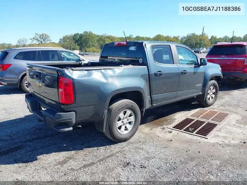 2018 CHEVROLET COLORADO VIN 1GCGSBEA7J1188386 — фото 4