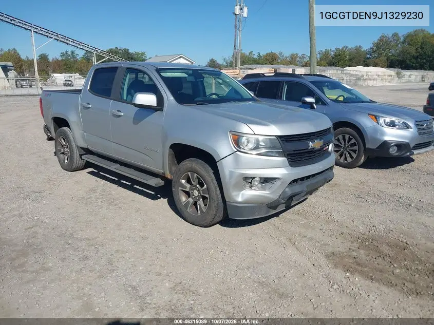 CHEVROLET COLORADO 2018, VIN 1GCGTDEN9J1329230