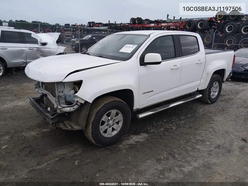 2018 CHEVROLET COLORADO VIN 1GCGSBEA3J1197506 — фото 2