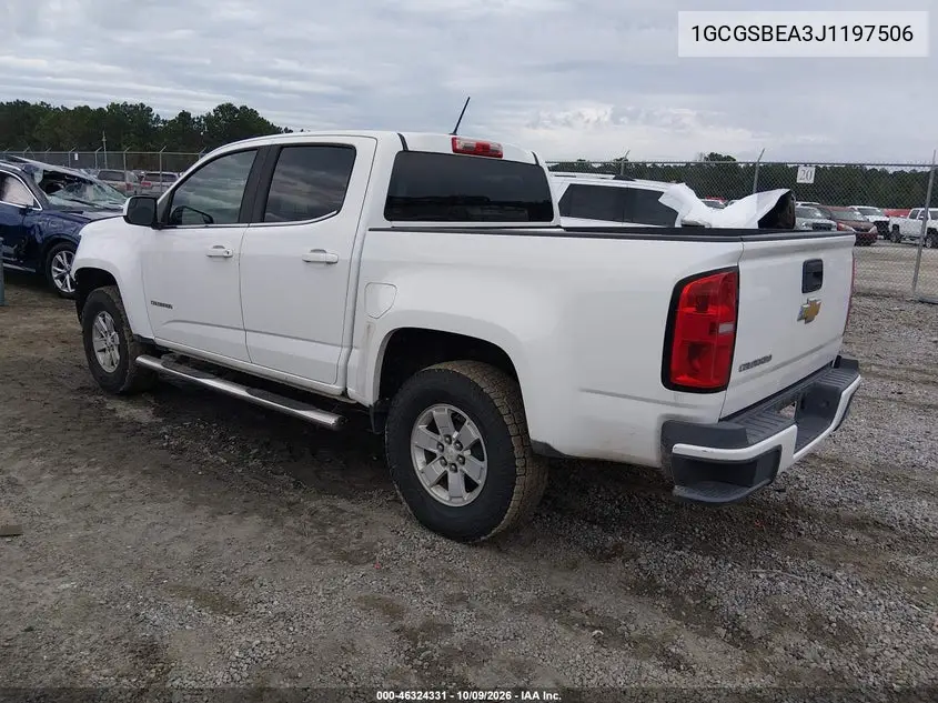 2018 CHEVROLET COLORADO VIN 1GCGSBEA3J1197506 — фото 3