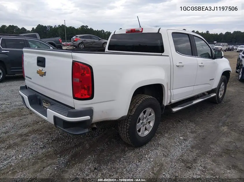 2018 CHEVROLET COLORADO VIN 1GCGSBEA3J1197506 — фото 4