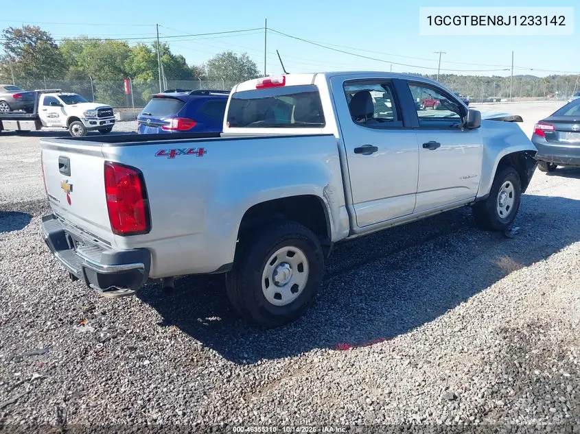 2018 CHEVROLET COLORADO VIN 1GCGTBEN8J1233142 — фото 4