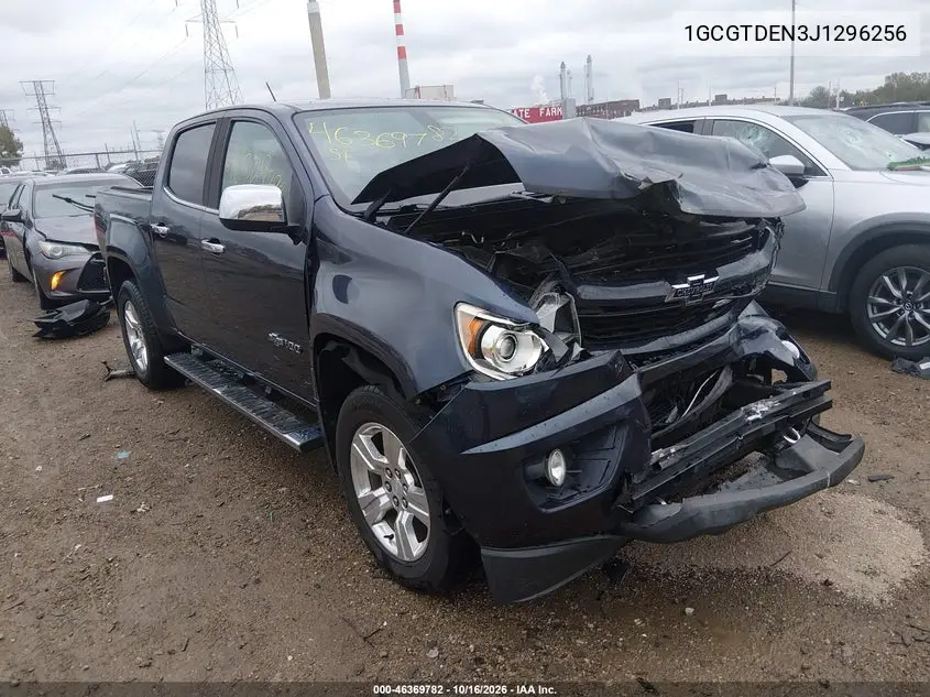 CHEVROLET COLORADO 2018, VIN 1GCGTDEN3J1296256