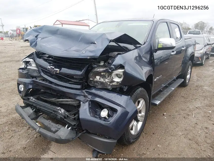 2018 CHEVROLET COLORADO VIN 1GCGTDEN3J1296256 — фото 2