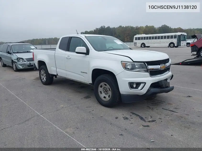 CHEVROLET COLORADO 2018, VIN 1GCHSCEN9J1138120