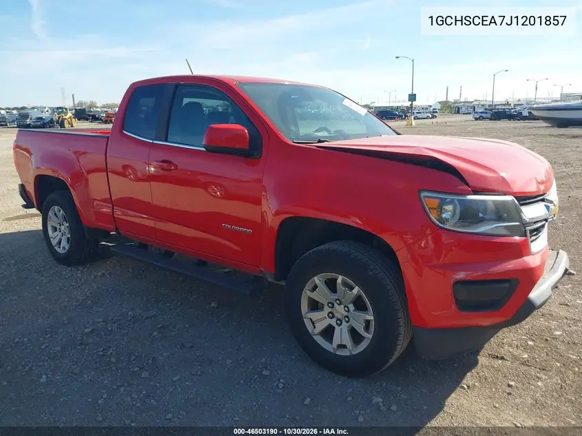 CHEVROLET COLORADO 2018, VIN 1GCHSCEA7J1201857