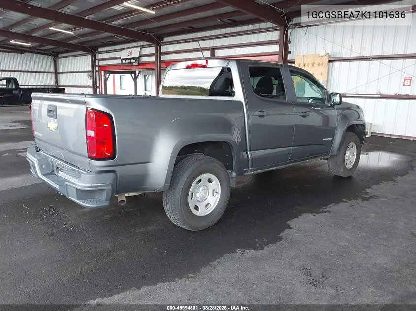 2019 CHEVROLET COLORADO VIN 1GCGSBEA7K1101636 — фото 4