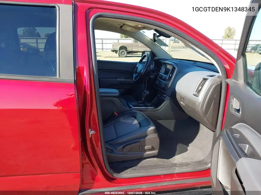 2019 CHEVROLET COLORADO VIN 1GCGTDEN9K1348345 — фото 5