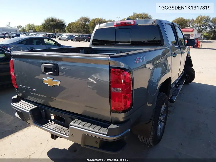 2019 CHEVROLET COLORADO VIN 1GCGSDEN1K1317819 — фото 4