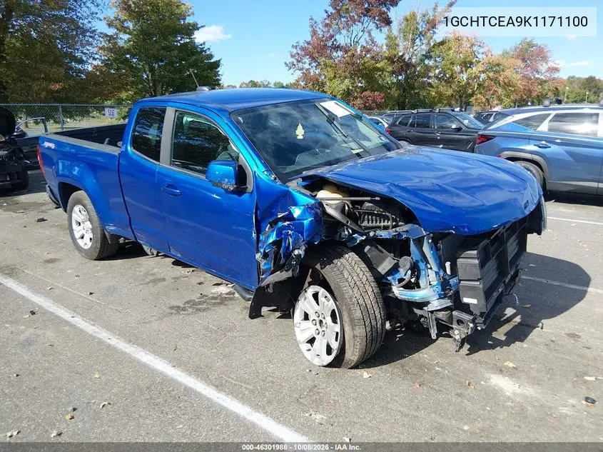 CHEVROLET COLORADO 2019, VIN 1GCHTCEA9K1171100