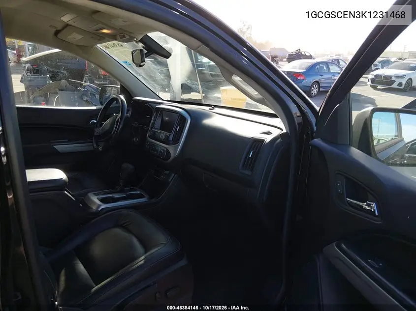 2019 CHEVROLET COLORADO VIN 1GCGSCEN3K1231468 — фото 5