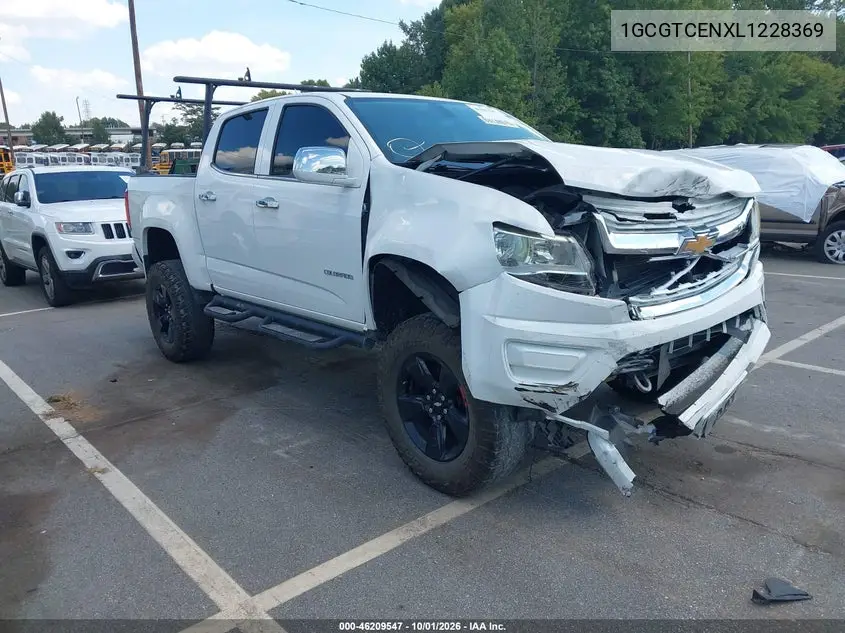 CHEVROLET COLORADO 2020, VIN 1GCGTCENXL1228369