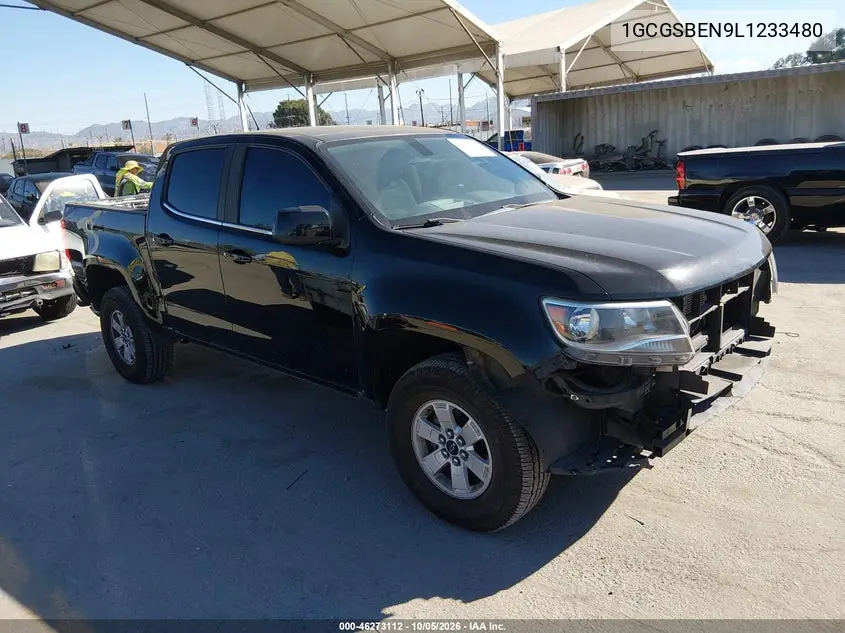 CHEVROLET COLORADO 2020, VIN 1GCGSBEN9L1233480