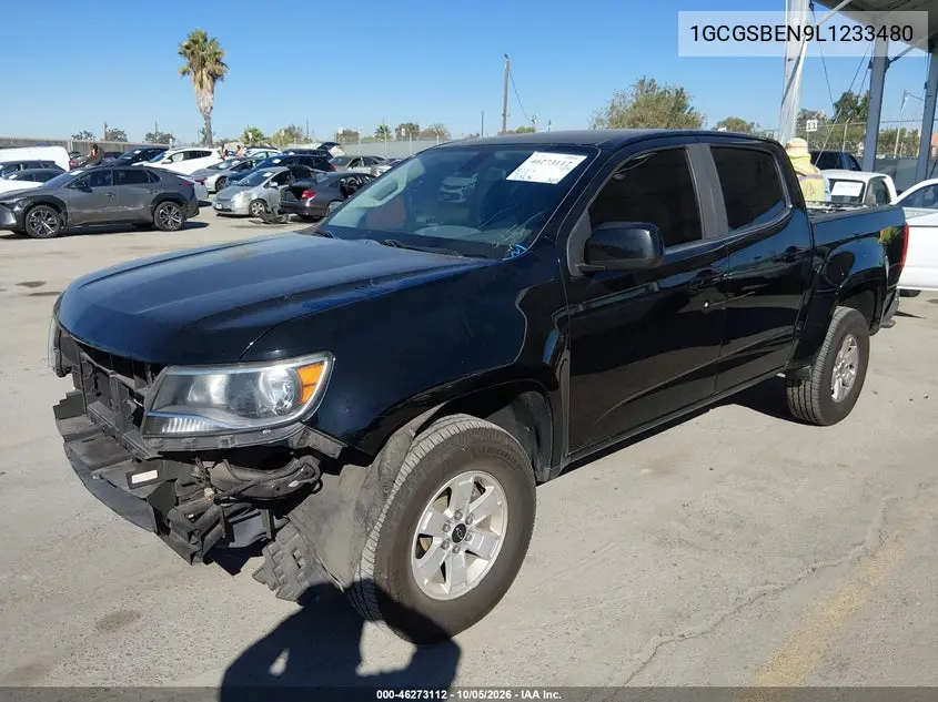 2020 CHEVROLET COLORADO VIN 1GCGSBEN9L1233480 — фото 2