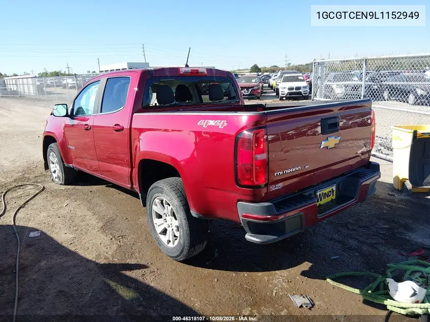 2020 CHEVROLET COLORADO VIN 1GCGTCEN9L1152949 — фото 3