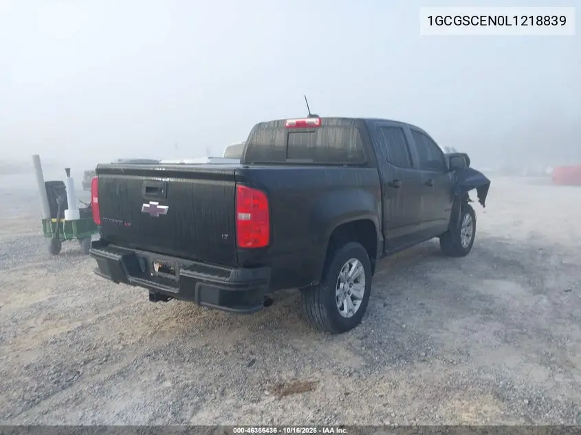 2020 CHEVROLET COLORADO VIN 1GCGSCEN0L1218839 — фото 4