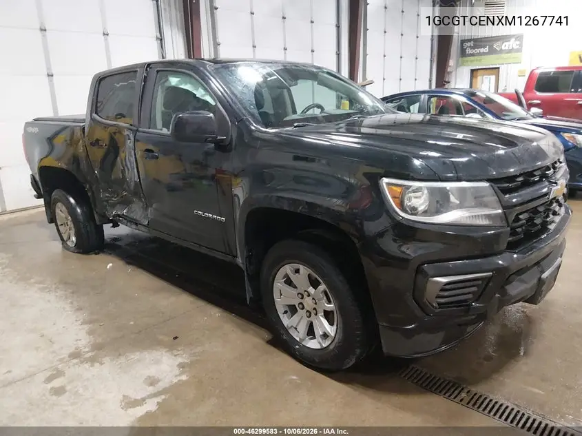 CHEVROLET COLORADO 2021, VIN 1GCGTCENXM1267741