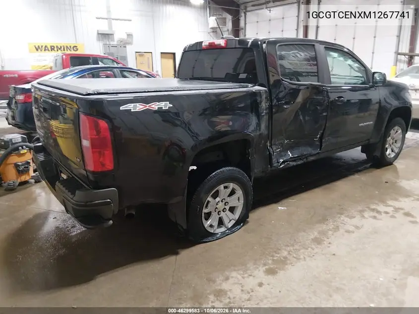 2021 CHEVROLET COLORADO VIN 1GCGTCENXM1267741 — фото 4