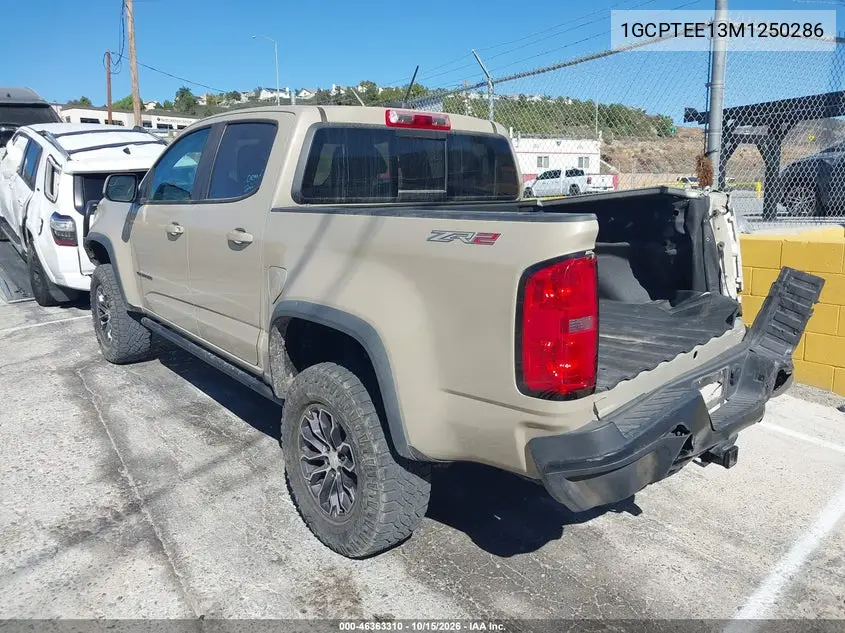 2021 CHEVROLET COLORADO VIN 1GCPTEE13M1250286 — фото 3