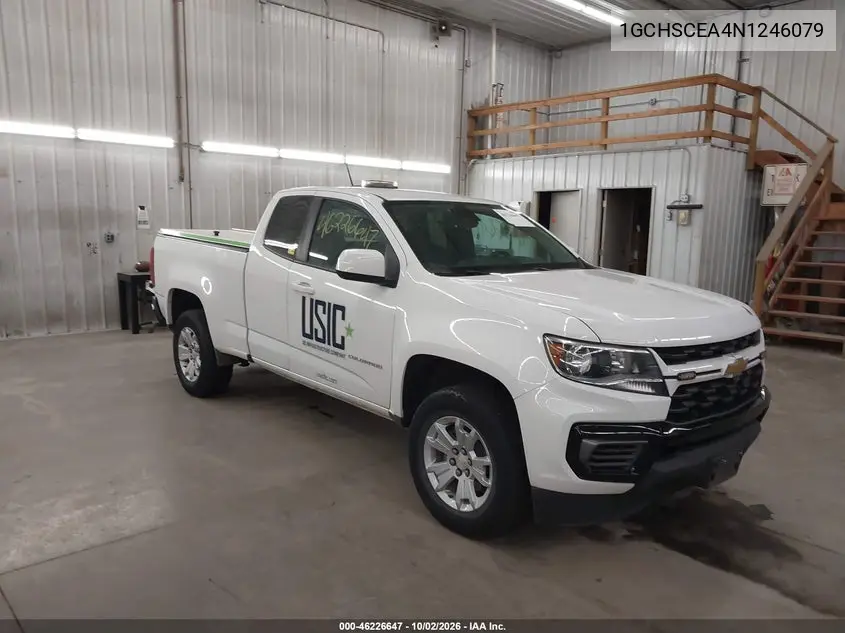 CHEVROLET COLORADO 2022, VIN 1GCHSCEA4N1246079