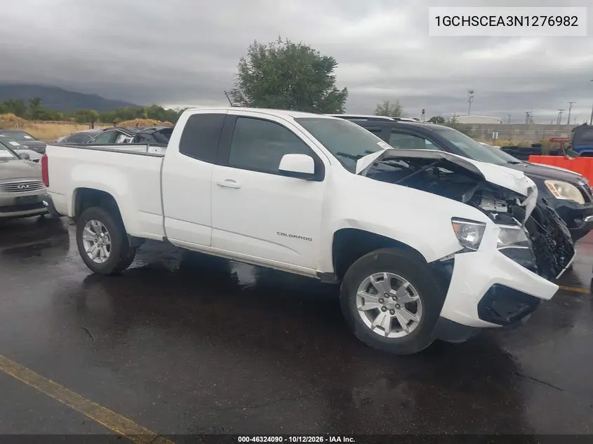 CHEVROLET COLORADO 2022, VIN 1GCHSCEA3N1276982