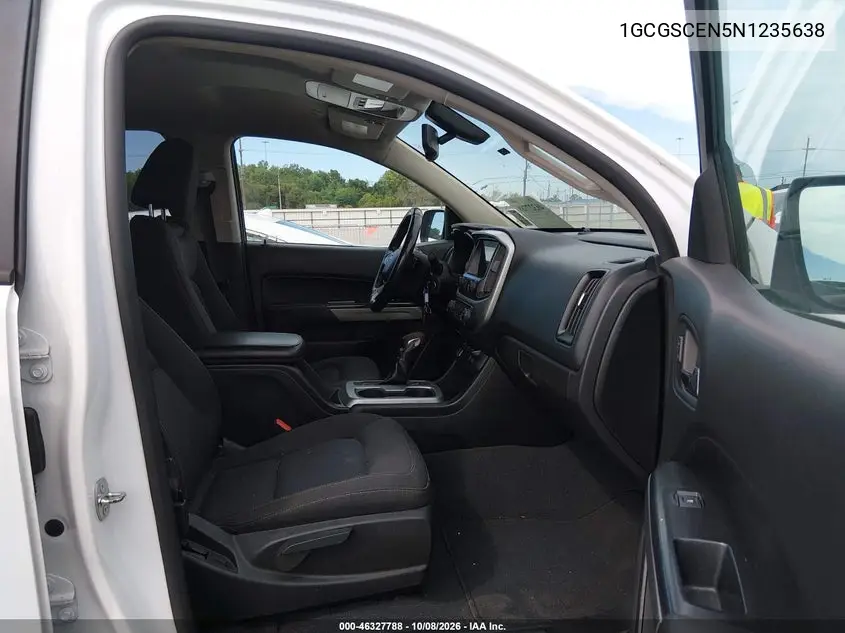 2022 CHEVROLET COLORADO VIN 1GCGSCEN5N1235638 — фото 5