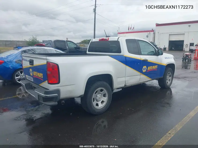 2022 CHEVROLET COLORADO VIN 1GCHSBEAXN1172273 — фото 4