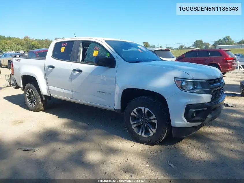 CHEVROLET COLORADO 2022, VIN 1GCGSDEN6N1186343