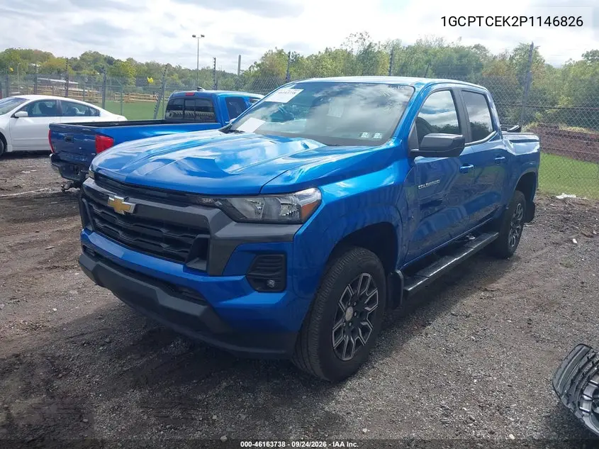2023 CHEVROLET COLORADO VIN 1GCPTCEK2P1146826 — фото 2