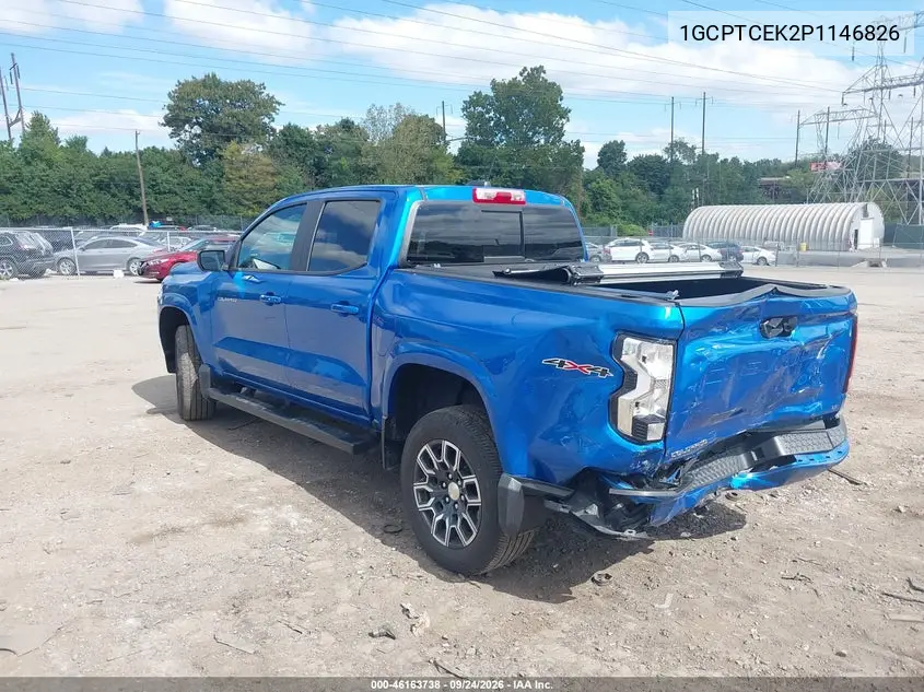 2023 CHEVROLET COLORADO VIN 1GCPTCEK2P1146826 — фото 3