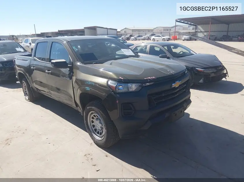 CHEVROLET COLORADO 2023, VIN 1GCGSBEC2P1165527