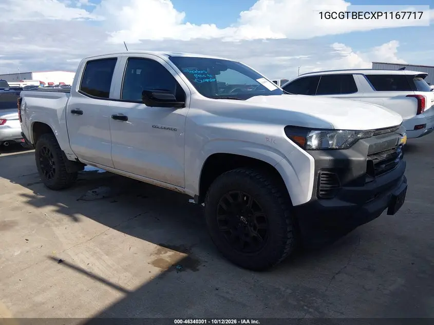CHEVROLET COLORADO 2023, VIN 1GCGTBECXP1167717