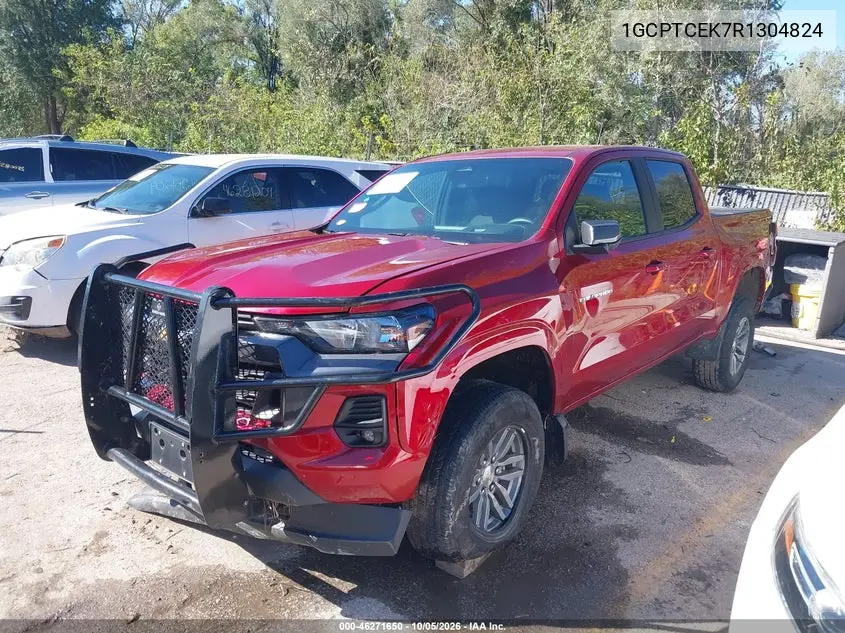 2024 CHEVROLET COLORADO VIN 1GCPTCEK7R1304824 — фото 2