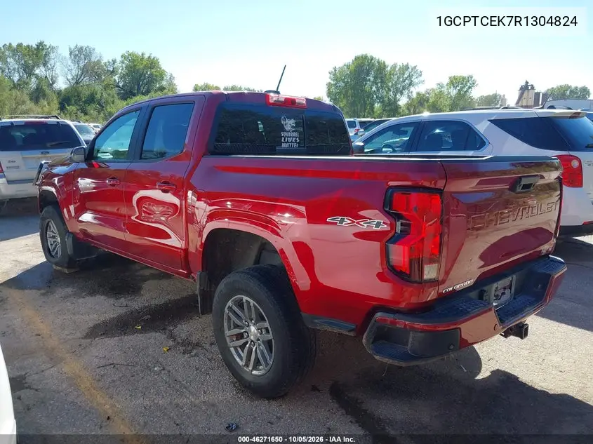 2024 CHEVROLET COLORADO VIN 1GCPTCEK7R1304824 — фото 3