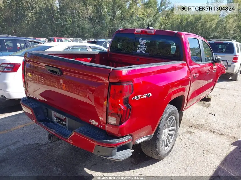 2024 CHEVROLET COLORADO VIN 1GCPTCEK7R1304824 — фото 4