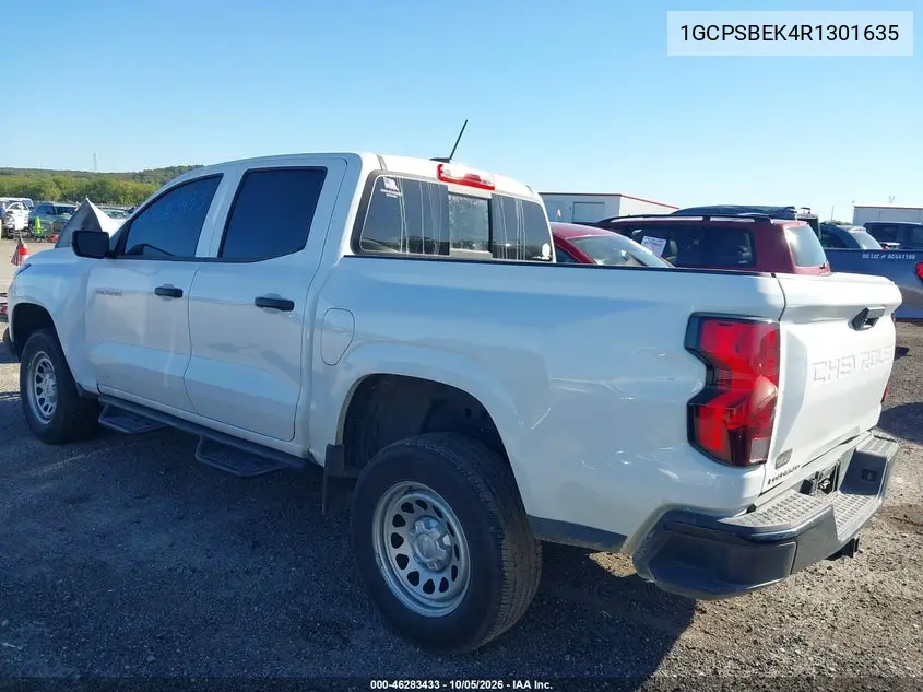 2024 CHEVROLET COLORADO VIN 1GCPSBEK4R1301635 — фото 3