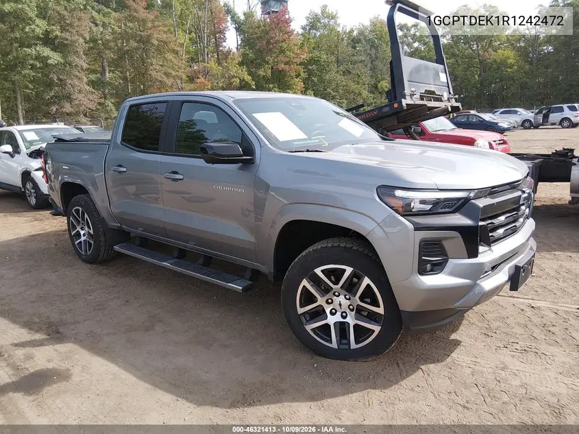 CHEVROLET COLORADO 2024, VIN 1GCPTDEK1R1242472