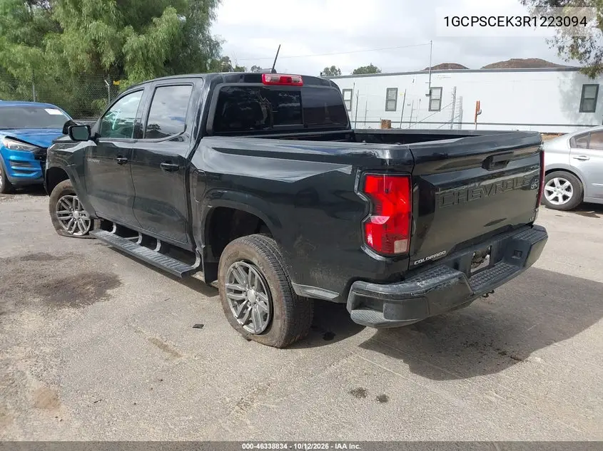 2024 CHEVROLET COLORADO VIN 1GCPSCEK3R1223094 — фото 3