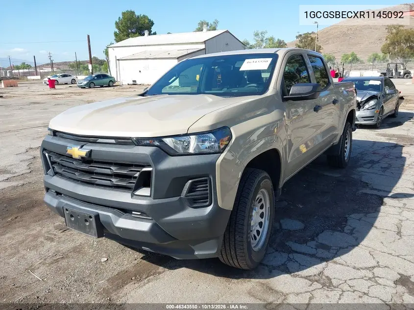 2024 CHEVROLET COLORADO VIN 1GCGSBECXR1145092 — фото 2