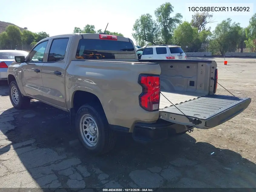 2024 CHEVROLET COLORADO VIN 1GCGSBECXR1145092 — фото 3