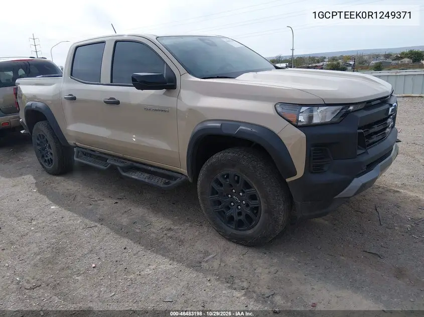 CHEVROLET COLORADO 2024, VIN 1GCPTEEK0R1249371