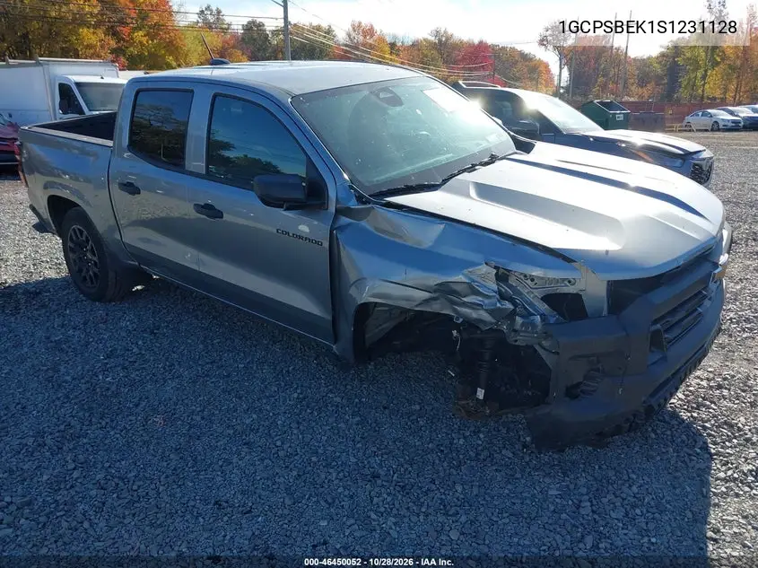 CHEVROLET COLORADO 2025, VIN 1GCPSBEK1S1231128