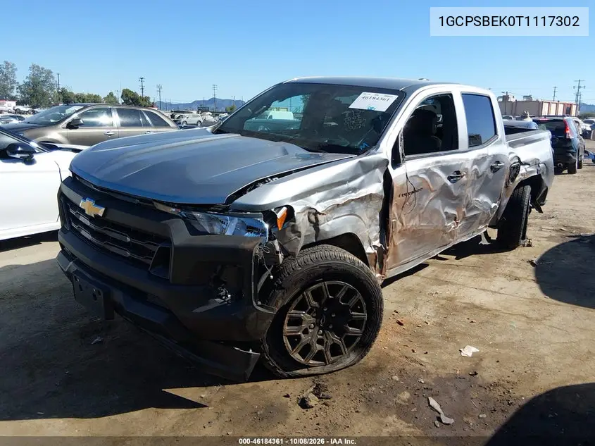 2026 CHEVROLET COLORADO VIN 1GCPSBEK0T1117302 — фото 2