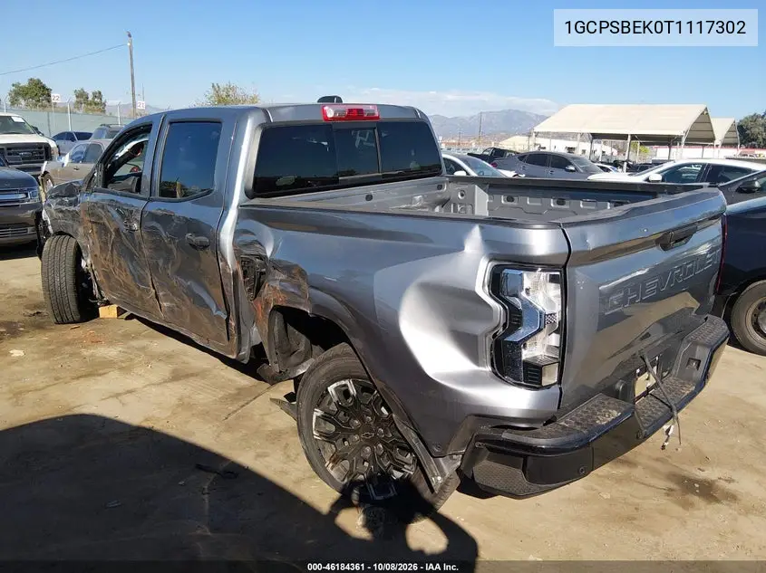 2026 CHEVROLET COLORADO VIN 1GCPSBEK0T1117302 — фото 3
