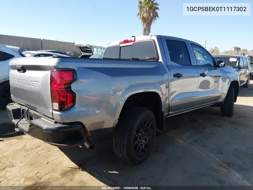 2026 CHEVROLET COLORADO VIN 1GCPSBEK0T1117302 — фото 4