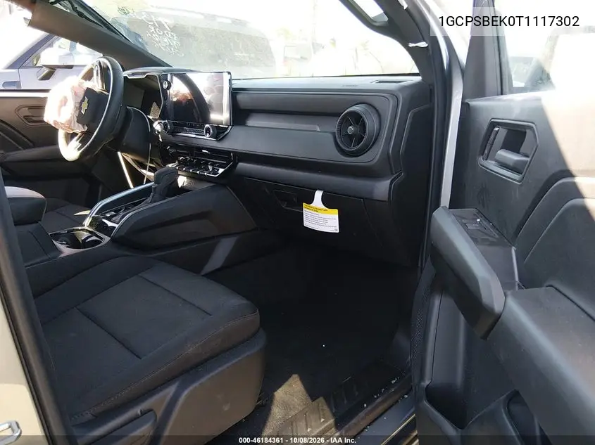 2026 CHEVROLET COLORADO VIN 1GCPSBEK0T1117302 — фото 5