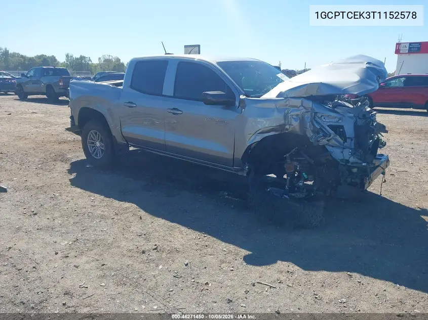 CHEVROLET COLORADO 2026, VIN 1GCPTCEK3T1152578