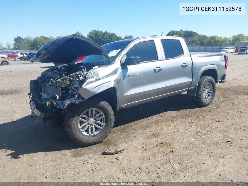 2026 CHEVROLET COLORADO VIN 1GCPTCEK3T1152578 — фото 2