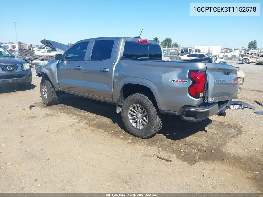 2026 CHEVROLET COLORADO VIN 1GCPTCEK3T1152578 — фото 3