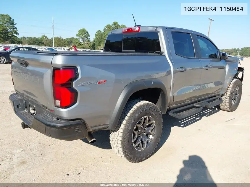 2026 CHEVROLET COLORADO VIN 1GCPTFEK4T1150484 — фото 4